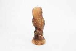 Candela a forma di gufo marrone - 03