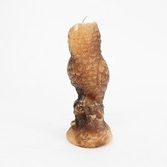 Candela a forma di gufo marrone - 03