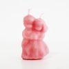 Candela a forma di sposi - Rosa