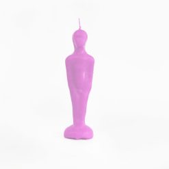 Candela Figura Uomo - Rosa - Amore, Pace