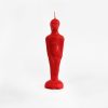 Candela Figura Uomo - Rossa