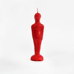 Candela Figura Uomo - Rossa