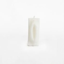 Candela a forma di vagina - Bianca