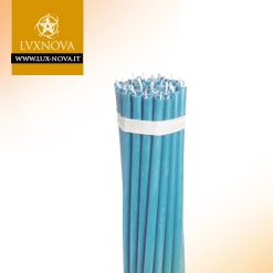 Candele in cera d'api azzurre - N80