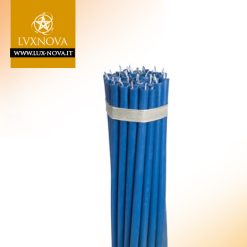 Candele in cera d'api blu - N60