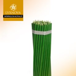 Candele in cera d'api verdi - N60
