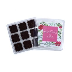 Aromafume mattoncini d'incenso Salvia bianca e Rosa