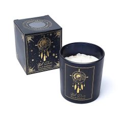 Candela d'intenti Boho Dreams in vetro - 120g