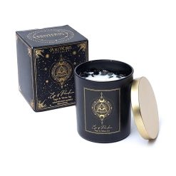 Candela d'intenti Eye of Providence in vetro con coperchio - 200g
