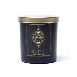 Candela d'intenti Eye of Providence in vetro con coperchio - 200g