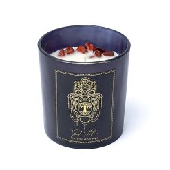 Candela d'intenti Good Fortune in vetro -- 120g - 02