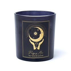 Candela d'intenti - Purifying - Moon in vetro - 120g - 03