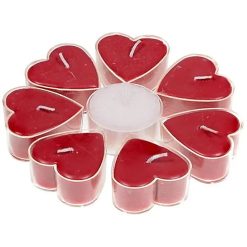 Lumini a forma di cuore Rosa - 4x2 cm 780