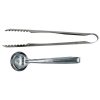 Set Pinza E Cucchiaino Per Carboncini E Resine In Metallo