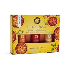 Set oli essenziali Aromaterapia Citrus Blast - 3x5 ml