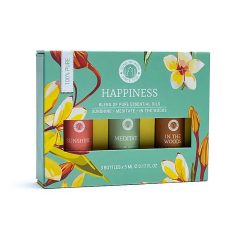 Set oli essenziali Aromaterapia Happiness - 3x5 ml
