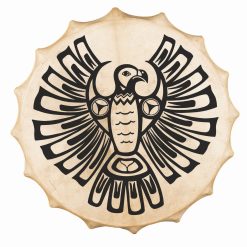 Tamburo Sciamanico Pelle di Capra Siberiano - Thunderbird - 58 cm