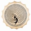 Tamburo sciamanico in pelle di capra Siberiano - Kokopelli - 58 cm