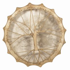 Tamburo sciamanico in pelle di capra Siberiano - Rune Sleipnir - 58 cm - 02