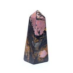 Alternative view of Obelisco di Rodonite -- 12x2,5x2,5cm