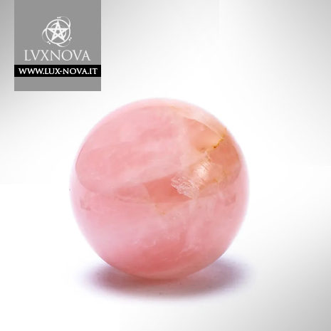 Sfera di Quarzo rosa -- 5 cm