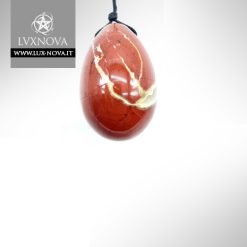 Uovo Yoni - Diaspro Rosso 4,5 cm