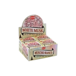 Coni di incenso HEM - Muschio Bianco