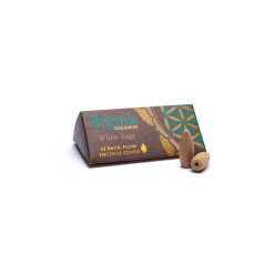 Coni d'incenso a fontana - Organic Goodness - Salvia bianca