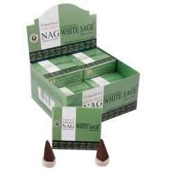 Coni di incenso - Vijayshree Golden Nag - White Sage