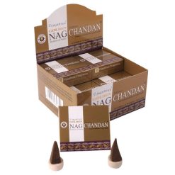 Coni di incenso - Vijayshree Golden Nag - Chandan