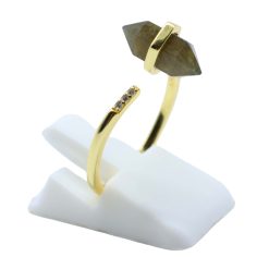 Anello Con Punta Labradorite in Argento Sterling 925