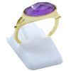 ANE096 - Anello Con Ametista Ellisse in Argento Sterling 925