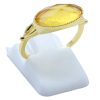 Anello Con Citrino Ellisse in Argento Sterling 925