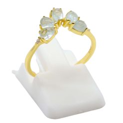 ANE114 - Anello Con Acquamarina Diadema in Argento Sterling 925