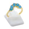 Anello Con Apatite Diadema in Argento Sterling 925