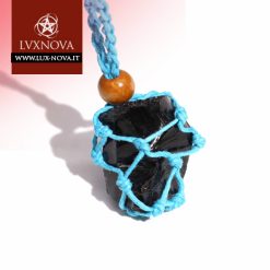 Alternative view of Portapietre in corda - Azzurro