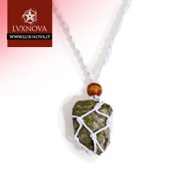 Portapietre in corda bianco