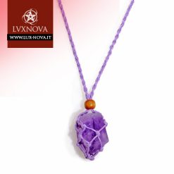 Portapietre in corda viola - 01