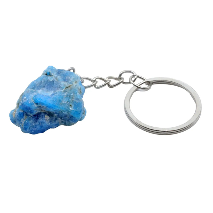 Portachiavi con Apatite Grezza 3 cm