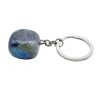 Portachiavi labradorite burattato 3 cm