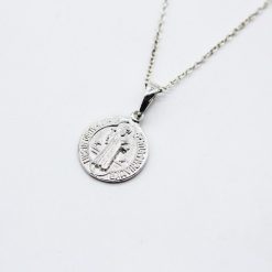 Amuleto - Medaglia di San Benedetto in Argento - 02