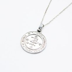 Medaglia Talismano d'argento dell'Arcangelo Michele - Purificazione, protezione