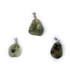 Ciondolo di Prehnite forato