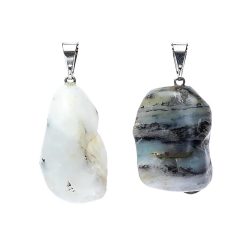 Ciondolo in opale andino forato