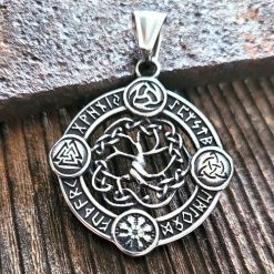 Ciondolo Albero della Vita Cerchio Runico