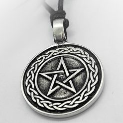 Ciondolo Pentagramma Cerchio Celtico