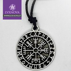 Ciondolo Vegvisir con Aegishjalmur