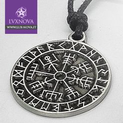 Ciondolo Vegvisir con Aegishjalmur