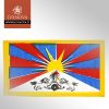 Bandiera tibetana con motivo stampato - Media