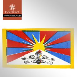 Bandiera tibetana con motivo stampato - Media